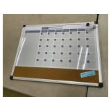 whiteboard monthly planner 24x18