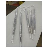 lot of 5 clear see thru umbrellas