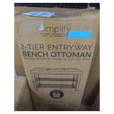 2 Tier Entry Way Bench