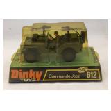 Dinky Toys Commando Jeep. Stock #612. Die Cast