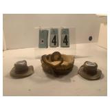 Western unity candle set