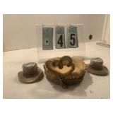 Western unity candle set