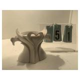 Heart unity candle holder