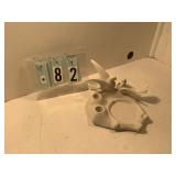 Dove porcelain unity candle