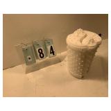 Split heart unity candle