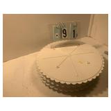 3 13" cake separator plates