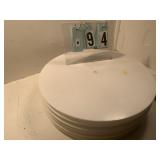 5 14" cake separator plates