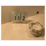 Rose unity candle holder