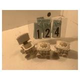 3 carriage trinket boxes