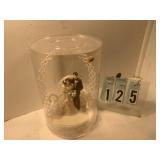 Bride and groom cake copper