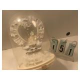 Dove and angel wedding topper