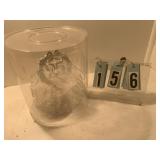 25th anniversary cake topper