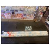 2 100 ft rolls of tablecover