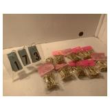 Double heart cake decorations 10 packs of 10