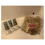 Double heart cake decorations unknown quanity