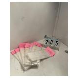 70 snowflake treat bags