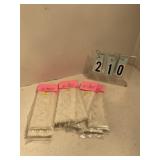 70 small snowflake treat bags