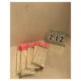 70  snowflake teat bags