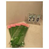 60 green treat bags