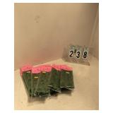 100 small holly swirl treats bags