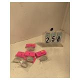 5 pkgs of 144 ct silver leaves