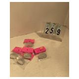 5 pkgs of 144 ct silver leaves