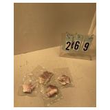 4 pkgs of pink butterflies