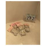 5 pkgs floral leaves