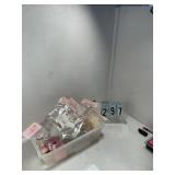 Assorted bag of wedding goodies