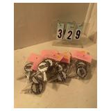 9 pkgs of 6 Mr and Mrs cupcake picks