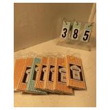 7 pkgs of 25 cocktail straws