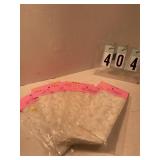 6 pkgs of 20 snowflake treat bags