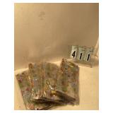 4 pkgs of 25 dog paw treat bags