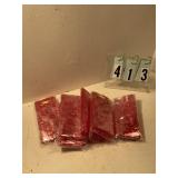 6 pkgs of 25 heart treat bags