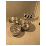 3 silver bowls