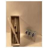 4 taper candles