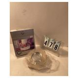 Unity candle fresh flower holder