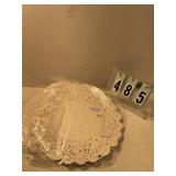 2 pkgs of 12 white doilies