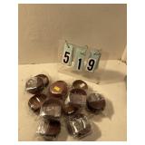 12 pkgs brown cupcake wrappers