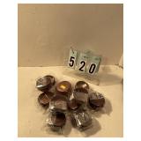 12 pkgs brown cupcake wrappers