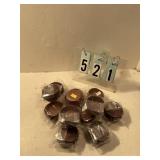 12 pkgs brown cupcake wrappers