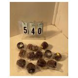 12 pkgs small brown cupcake wrappers