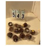 12 pkgs small brown cupcake wrappers