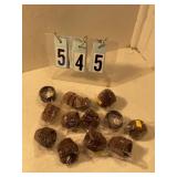 12 pkgs small brown cupcake wrappers