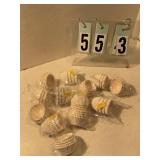 12 pkgs small white candy/cupcake wrappers