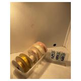 Assorted rolls of ribbons