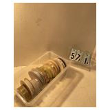 Assorted rolls of ribbons
