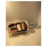 Assorted rolls of ribbons