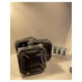 3 pkgs black styrofoam plates