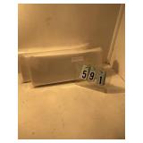 2 pkgs of 12, 2 piece clear candy boxes